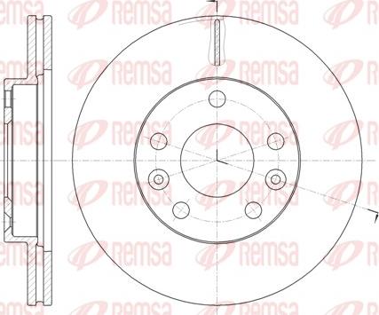 Remsa 61478.10 - Kočioni disk www.molydon.hr