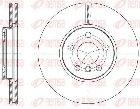 Remsa 61596.10 - Kočioni disk www.molydon.hr