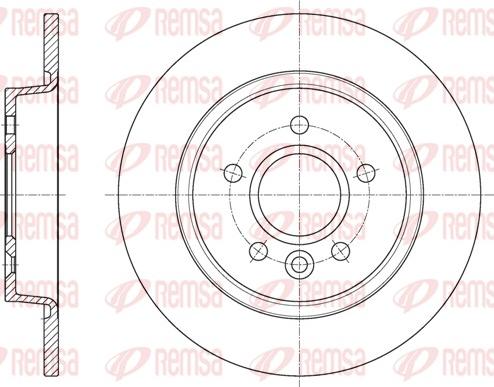 Remsa 61590.00 - Kočioni disk www.molydon.hr