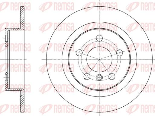 Remsa 61597.00 - Kočioni disk www.molydon.hr