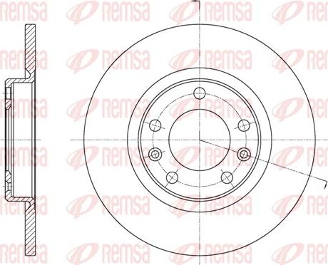 Remsa 61555.00 - Kočioni disk www.molydon.hr