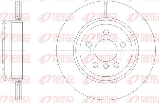 Remsa 61550.10 - Kočioni disk www.molydon.hr