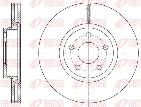 Remsa 61562.10 - Kočioni disk www.molydon.hr