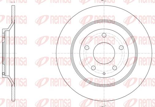 Remsa 61518.00 - Kočioni disk www.molydon.hr