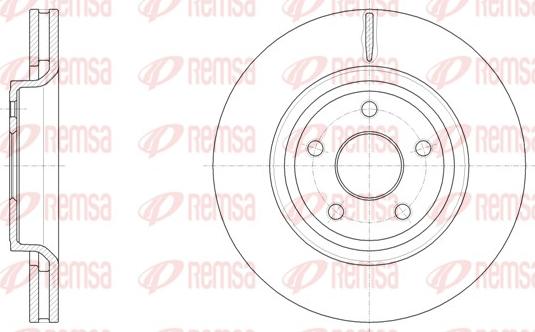 Remsa 61512.10 - Kočioni disk www.molydon.hr