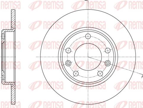 Remsa 61585.00 - Kočioni disk www.molydon.hr