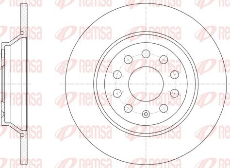 Remsa 61587.00 - Kočioni disk www.molydon.hr