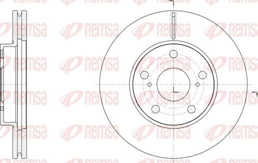 Remsa 61539.10 - Kočioni disk www.molydon.hr