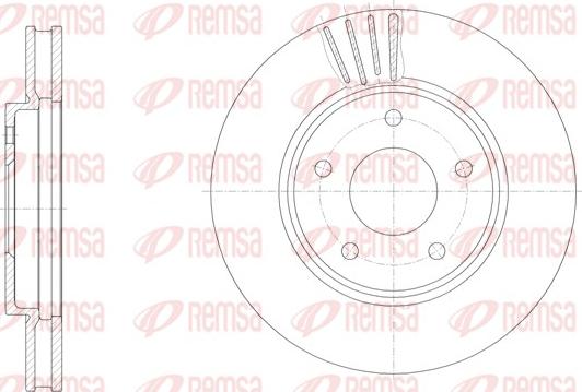 Remsa 61531.10 - Kočioni disk www.molydon.hr