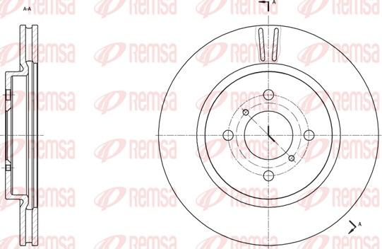 Remsa 61538.10 - Kočioni disk www.molydon.hr