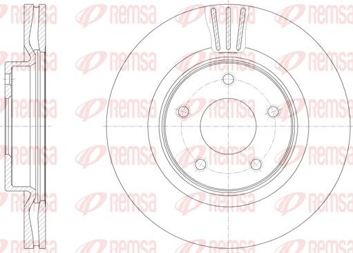 Remsa 61533.10 - Kočioni disk www.molydon.hr