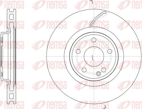 Remsa 61524.10 - Kočioni disk www.molydon.hr