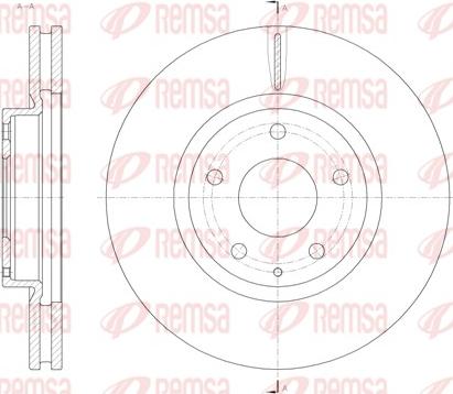 Remsa 61520.10 - Kočioni disk www.molydon.hr