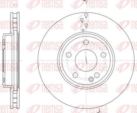 Remsa 61522.10 - Kočioni disk www.molydon.hr