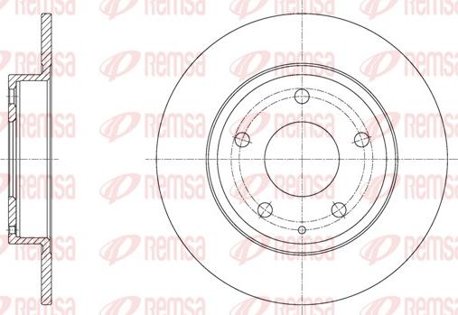 Remsa 61575.00 - Kočioni disk www.molydon.hr