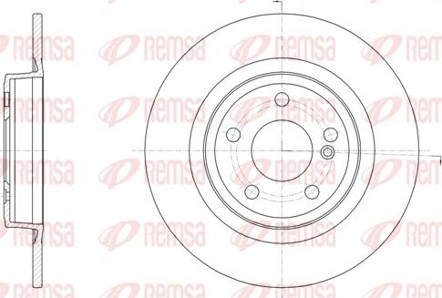 Remsa 61578.00 - Kočioni disk www.molydon.hr