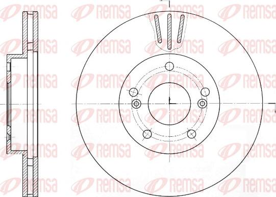 Remsa 61644.10 - Kočioni disk www.molydon.hr