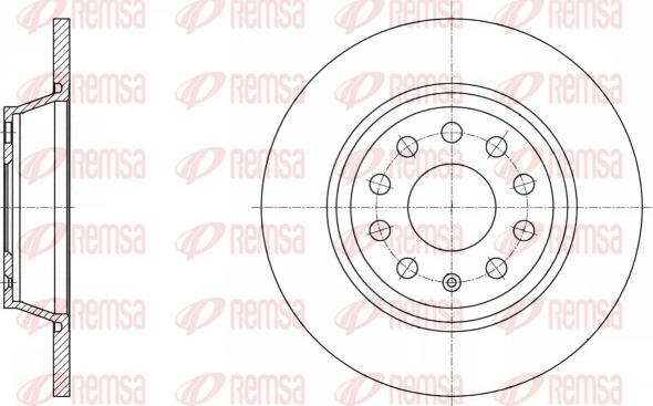 Remsa 61646.00 - Kočioni disk www.molydon.hr