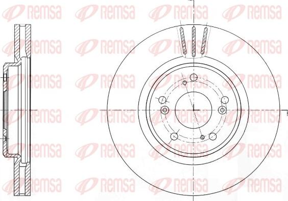 Remsa 61641.10 - Kočioni disk www.molydon.hr