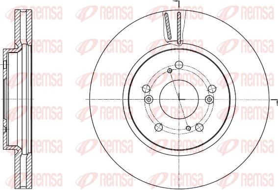 Remsa 61643.10 - Kočioni disk www.molydon.hr