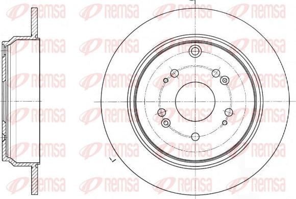 Remsa 61647.00 - Kočioni disk www.molydon.hr