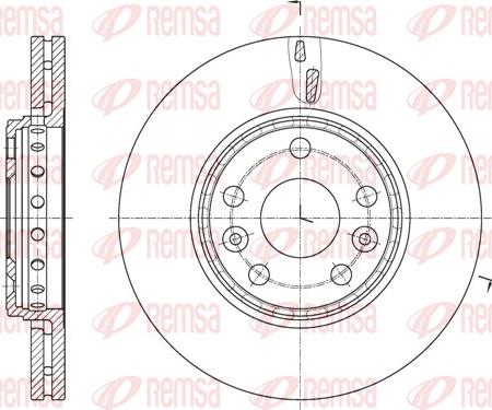 Remsa 61655.10 - Kočioni disk www.molydon.hr