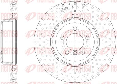 Remsa 61651.10 - Kočioni disk www.molydon.hr