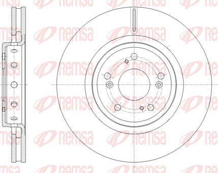 Remsa 61658.10 - Kočioni disk www.molydon.hr