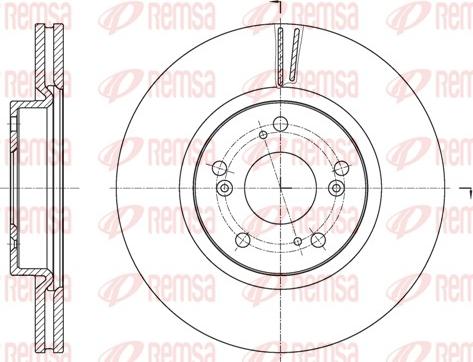 Remsa 61653.10 - Kočioni disk www.molydon.hr