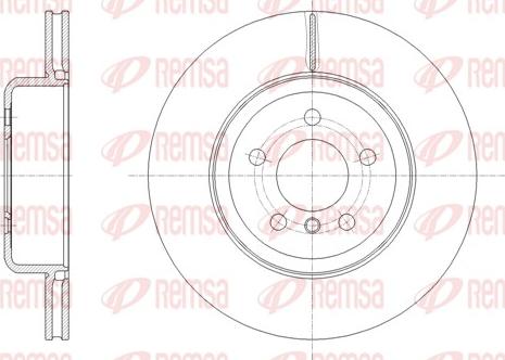 Remsa 61652,10 - Kočioni disk www.molydon.hr