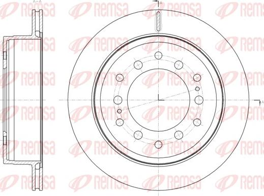 Remsa 61664.10 - Kočioni disk www.molydon.hr