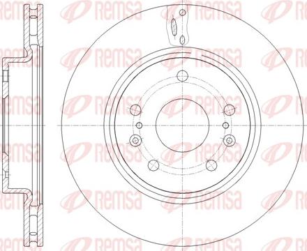 Remsa 61665.10 - Kočioni disk www.molydon.hr