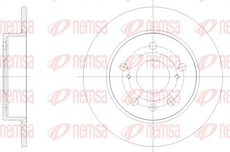 Remsa 61666.00 - Kočioni disk www.molydon.hr