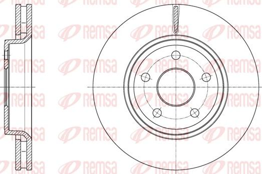 Remsa 61668.10 - Kočioni disk www.molydon.hr