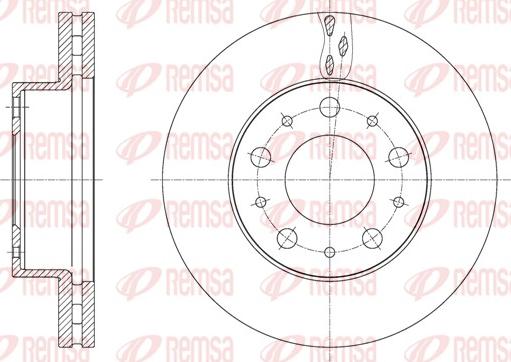 Remsa 61600.10 - Kočioni disk www.molydon.hr