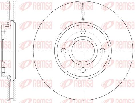 Remsa 61601.10 - Kočioni disk www.molydon.hr