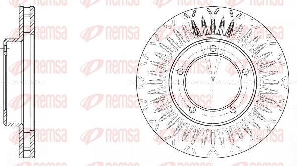 Remsa 61687.10 - Kočioni disk www.molydon.hr