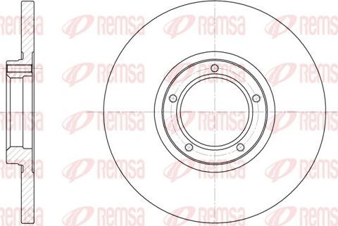 Remsa 6163.00 - Kočioni disk www.molydon.hr