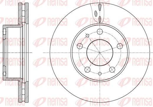 Remsa 61637.10 - Kočioni disk www.molydon.hr