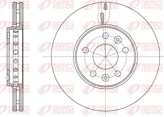 Remsa 61625.10 - Kočioni disk www.molydon.hr