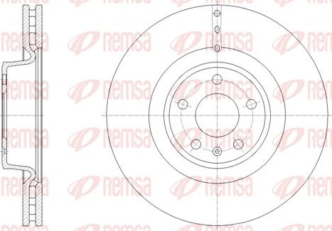 Remsa 61670.10 - Kočioni disk www.molydon.hr