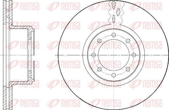 Remsa 61673.10 - Kočioni disk www.molydon.hr