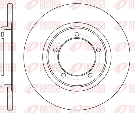 Remsa 61094.00 - Kočioni disk www.molydon.hr