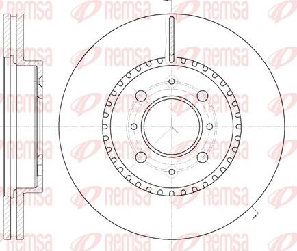 Remsa 61096.10 - Kočioni disk www.molydon.hr