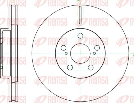 Remsa 61093.10 - Kočioni disk www.molydon.hr