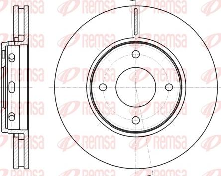 Remsa 61097.10 - Kočioni disk www.molydon.hr