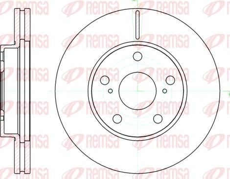 Remsa 61043.10 - Kočioni disk www.molydon.hr