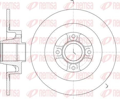 Remsa 61047.00 - Kočioni disk www.molydon.hr