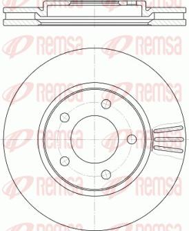 Remsa 61047.10 - Kočioni disk www.molydon.hr