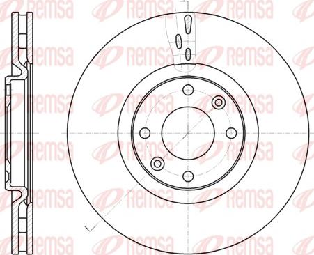 Remsa 61059.10 - Kočioni disk www.molydon.hr